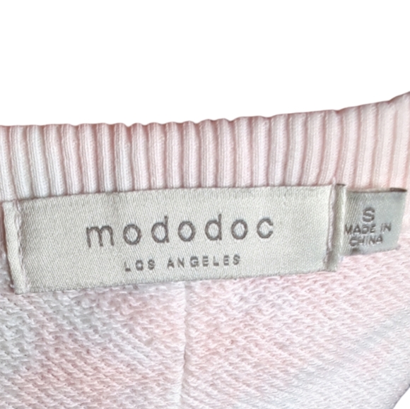 MODODOC PINK & WHITE TIE DYE DRESS SIZE SMALL - Picture 5 of 6